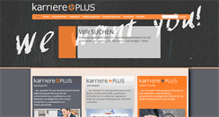 Desktop Screenshot of karriereplus.net